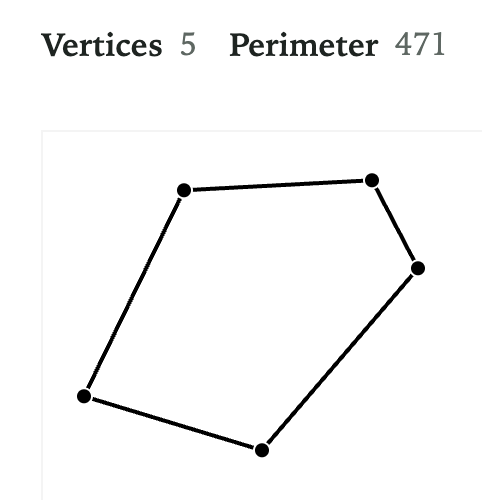 Measure the Perimeter of a Polygon example screenshot