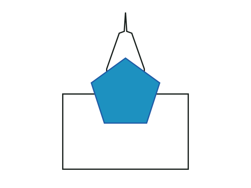 Is a Polygon Inside Another Polygon? example screenshot